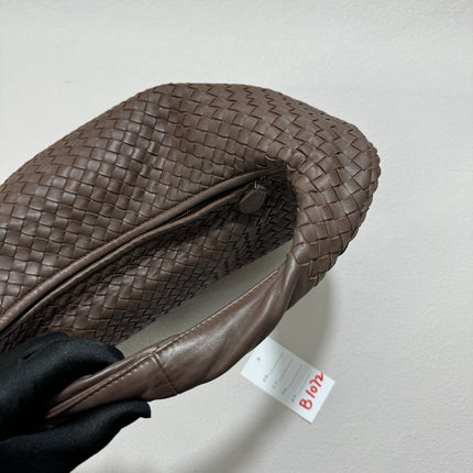 Sold Bottega Veneta Hobo Bag Large Milk Chocolate Brown Lambskin leather 47cm