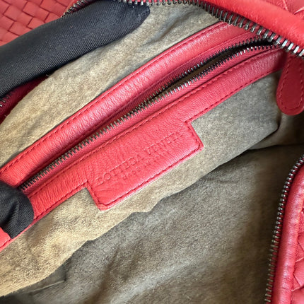 Bottega Veneta Veneta Hobo Maxi Dark Red Leather 51cm