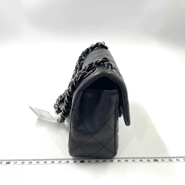 Chanel Classic Flap Mini Black Lambskin Silver Hardware 2011-12