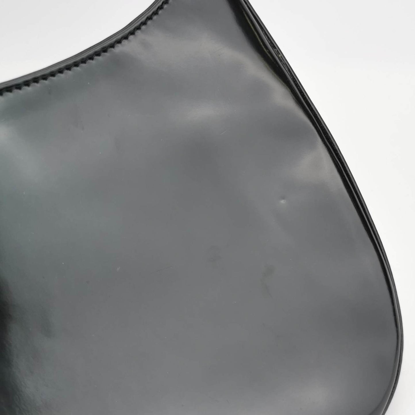Sold Prada Cleo Black Smooth Leather Shoulder Bag