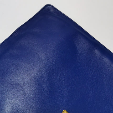 Bottega Veneta Cabat Small Intreccio Leather Tote Bag Navy Blue