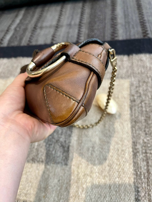 Gucci Horsebit 1955 Small Coffee Brown Leather Shoulder Bag