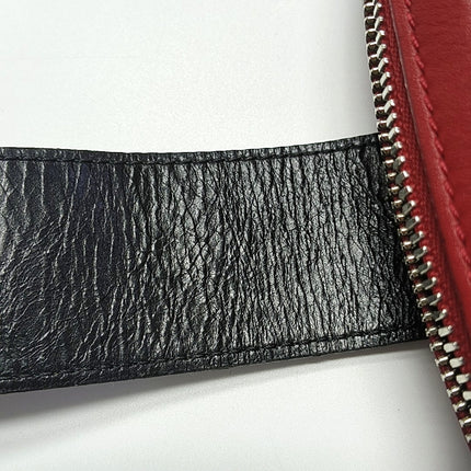 Louis Vuitton Petite Malle Mini Soft Trunk Red and Black Leather Crossbody Bag