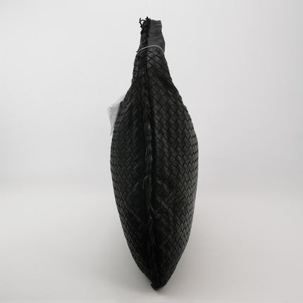 Bottega Veneta Veneta Hobo Maxi Black Tiny Fringes Leather 51cm