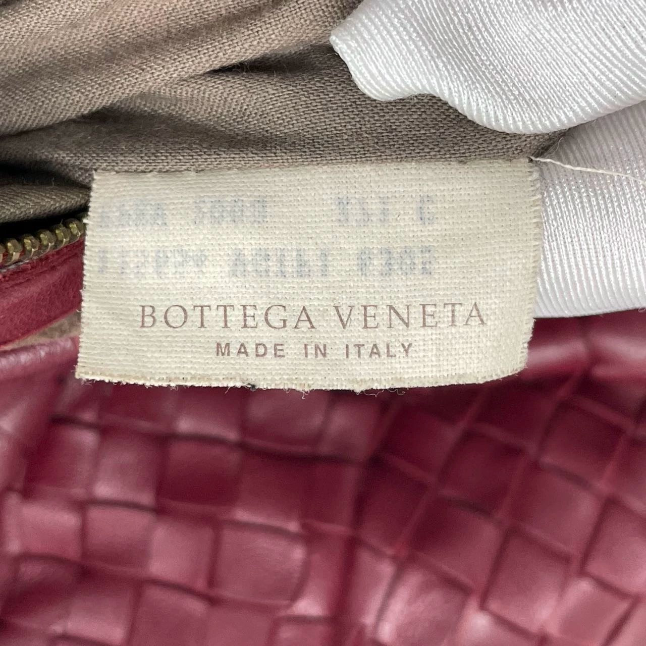 Bottega Veneta Veneta Hobo Medium Burgundy 50cm Lambskin Leather