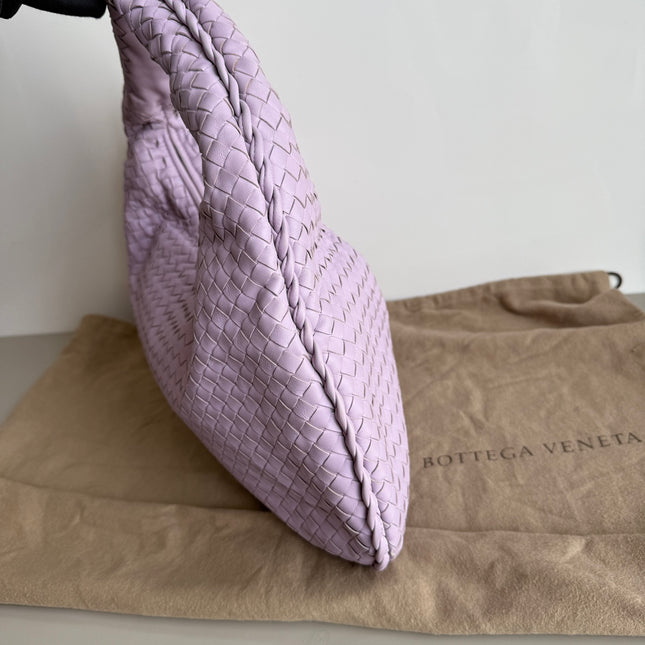 Bottega Veneta Hobo Bag Lambskin leather Lilac Purple Large 47cm