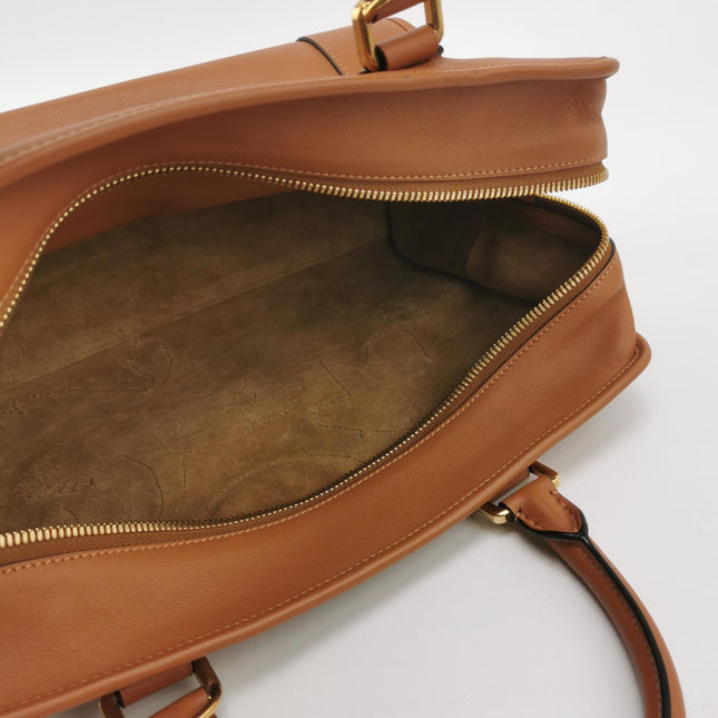 Loewe x Star Wars Amazona Medium 36 Tan Brown Stamps Leather With Strap