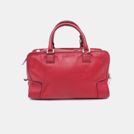 Sold Loewe Amazona 36 Large in Red Leather and Silver tone Hardware