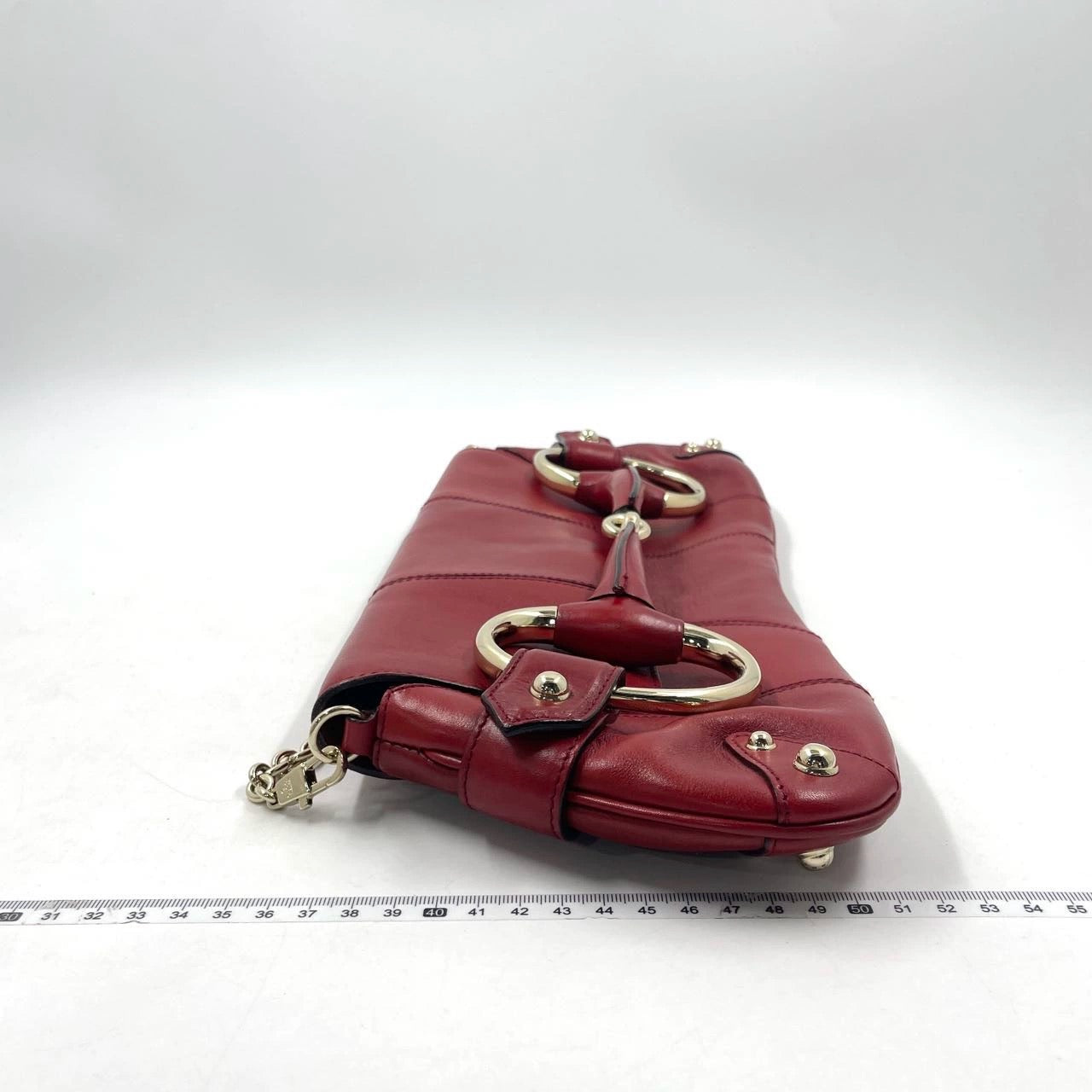 Gucci Horsebit 1955 Large Red Leather Shoulder Bag