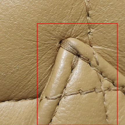 Chanel Classic Flap Rectangulaire Mini Cuir d'Agneau Beige Métal Argenté 2018