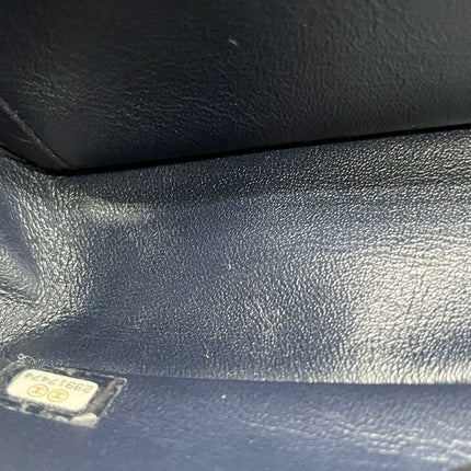 Chanel Classic Flap Mini Rectangular Navy Lambskin Leather Gold Hardware, 2020