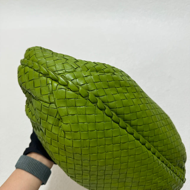 Sold Bottega Veneta Belly Hobo Intrecciato Avocado Green Nappa Leather Medium 40cm