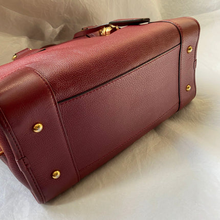Loewe Amazona 28 in Red Leather Dragon Special Edition