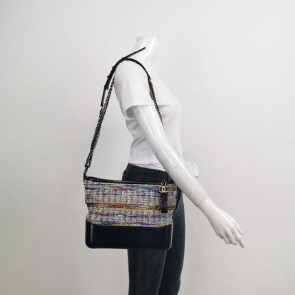 Sold Chanel Gabrielle Hobo Tweed and Calfskin Medium 2018-2019