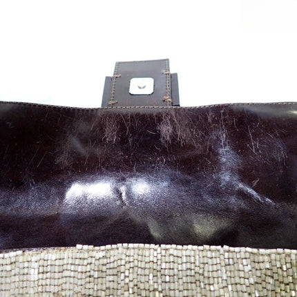 Sold Fendi Baguette Shoulder bag with Cream Beads