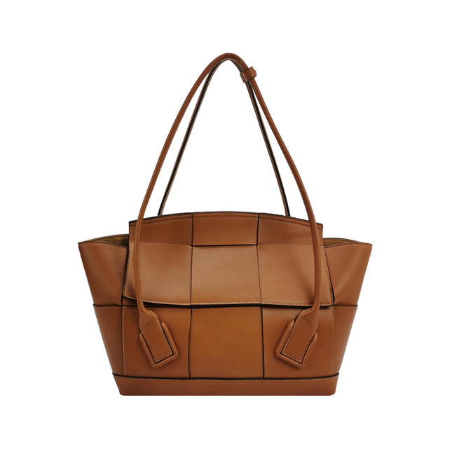 Bottega Veneta Arco Tote Bag Medium Tan Brown Leather 33