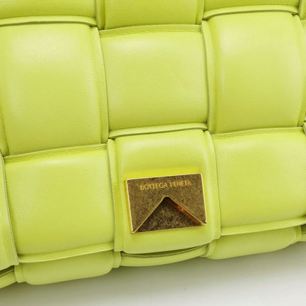 Sold Bottega Veneta Chain Cassete Lime Yellow Crossbody Bag