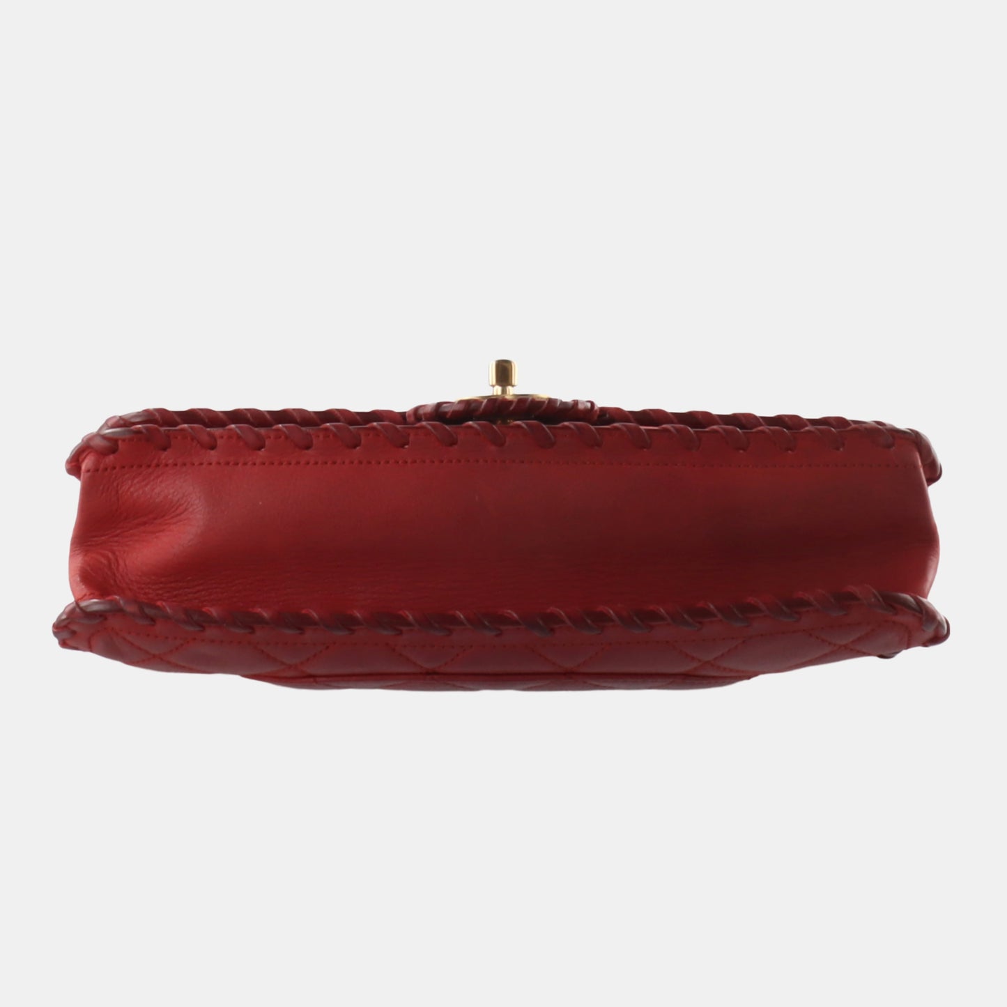 Chanel Classic Flap Medium Happy Stitch Red Leather Gold Hardware, 2015-2016