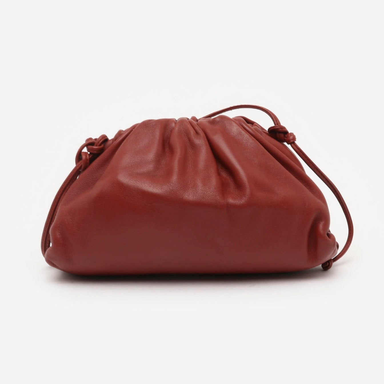 Bottega Veneta Pouch Mini Red Leather