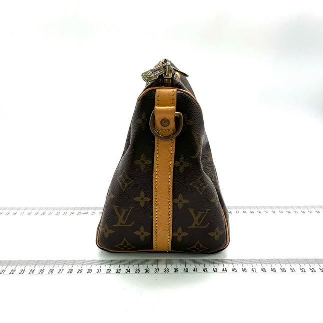Louis Vuitton Speedy 25 Bandouliere Brown Monogram with Strap