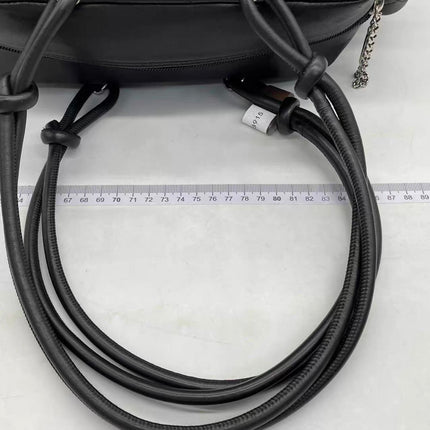 Chanel Cambon Multi-pocket Ligne Reporter Bag Medium Black Calfskin Leather