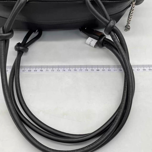 Chanel Cambon Multi-pocket Ligne Reporter Bag Medium Black Calfskin Leather