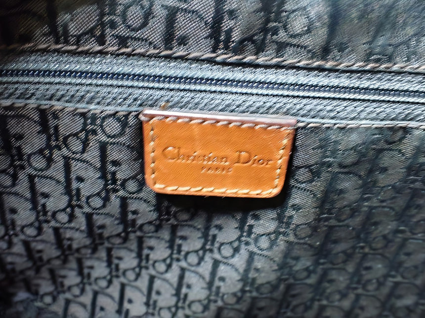 Sold Dior Street Chic Hobo Leopard Print Pony-hair Calfskin