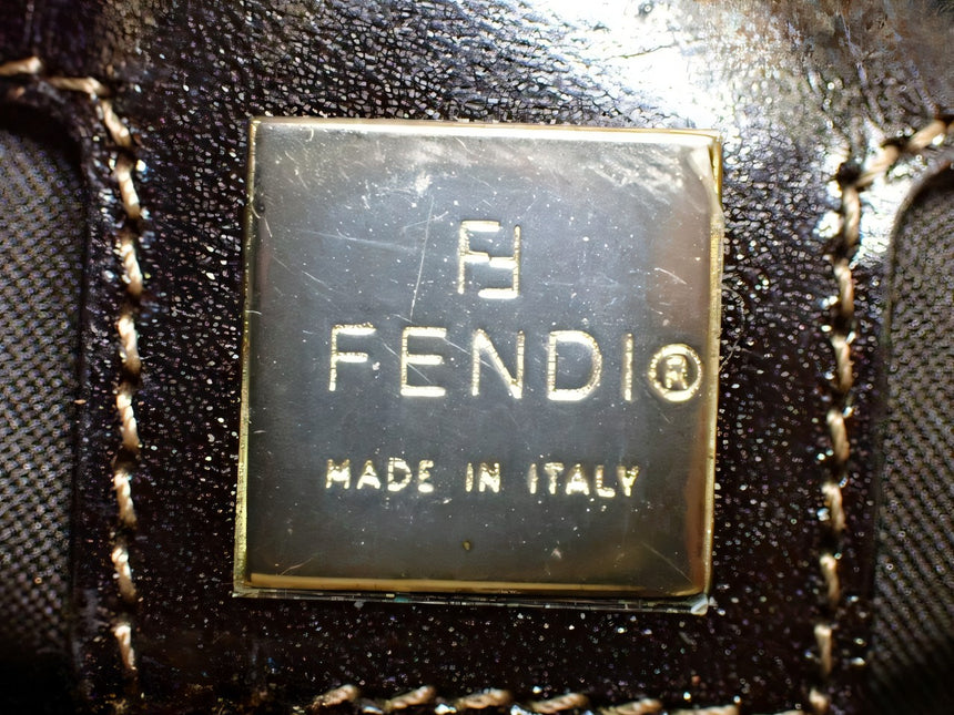 Sold Fendi Mamma Baguette Lemon Yellow Beaded Shoulder Bag