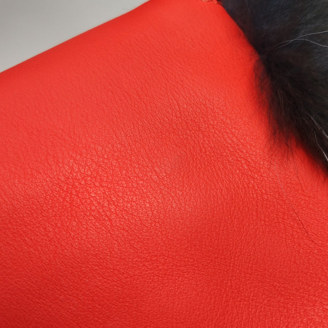 Fendi Baguette Bag Bugs Multicolor Monster Blue Faux Fur Shoulder Bag