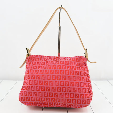 Sold Fendi Mamma Baguette Pink Zucchino Monogram