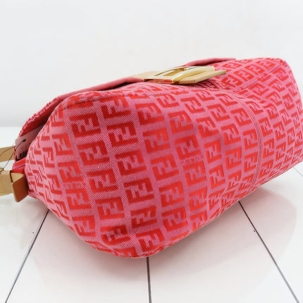 Sold Fendi Mamma Baguette Pink Zucchino Monogram
