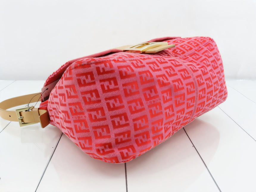 Sold Fendi Mamma Baguette Pink Zucchino Monogram