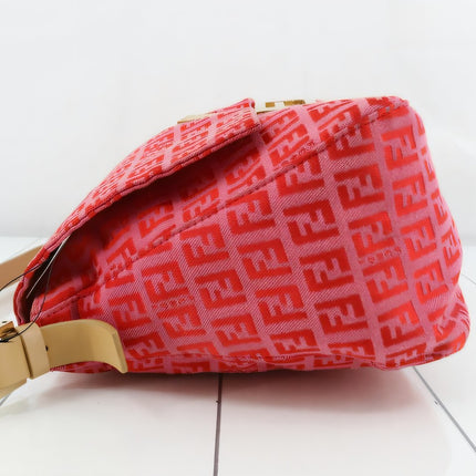 Sold Fendi Mamma Baguette Pink Zucchino Monogram