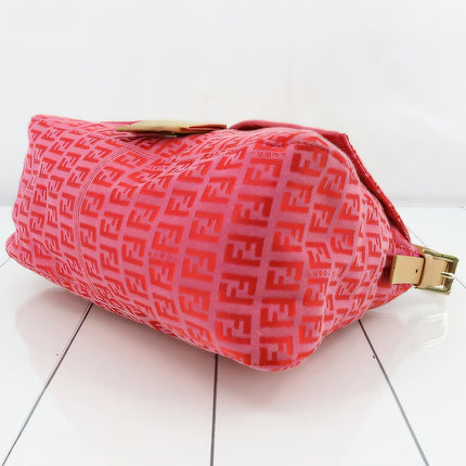 Sold Fendi Mamma Baguette Pink Zucchino Monogram