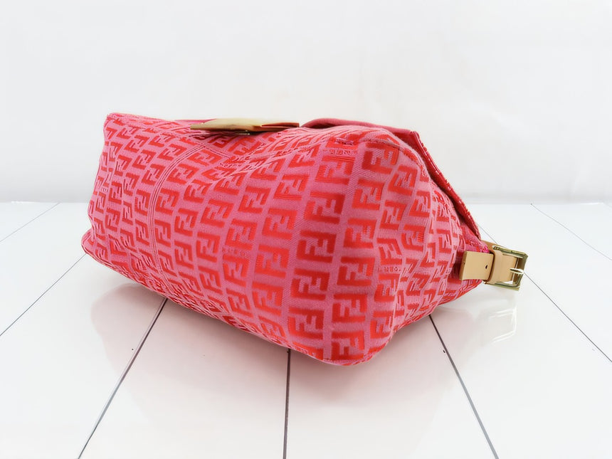 Sold Fendi Mamma Baguette Pink Zucchino Monogram