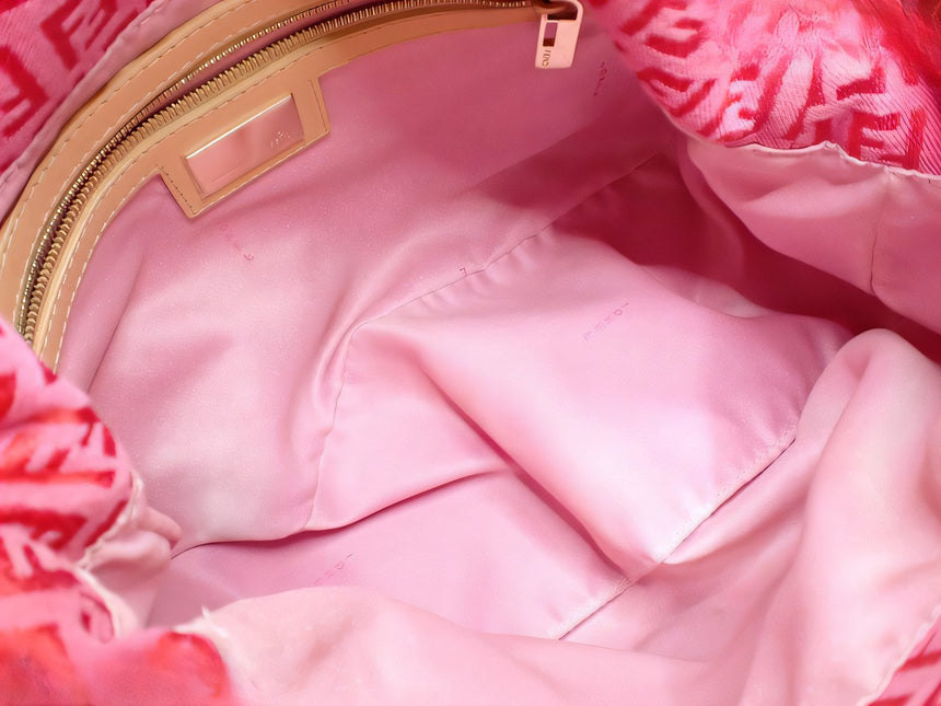 Sold Fendi Mamma Baguette Pink Zucchino Monogram