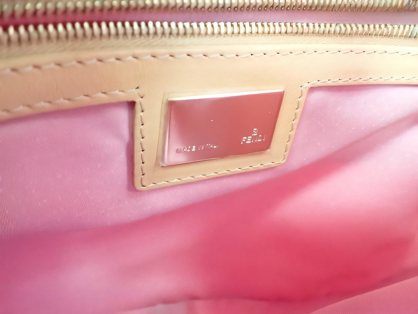 Sold Fendi Mamma Baguette Pink Zucchino Monogram