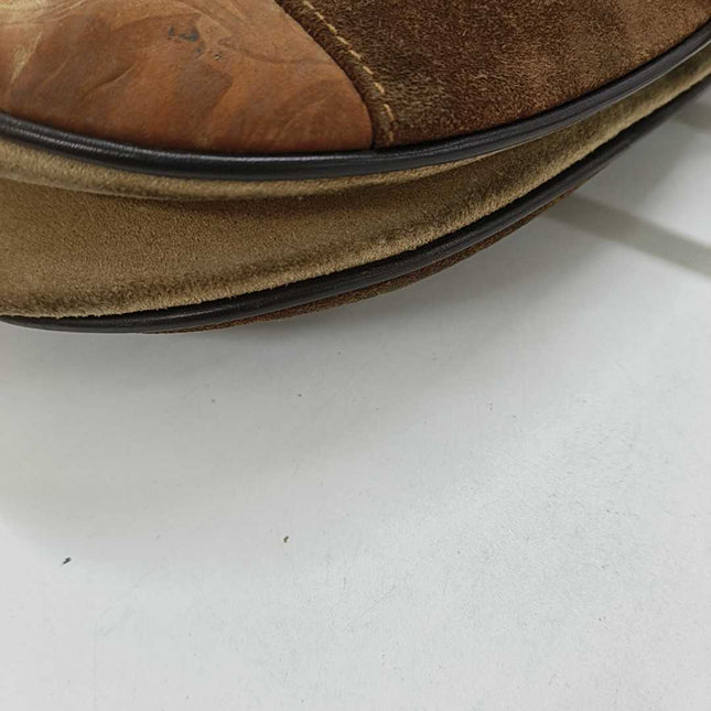 Sold Dior Saddle Vintage Brown Suede Medium