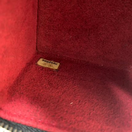 Chanel Vintage Black Patent Leather Micro Quilt Cube Wristlet Bag, 2002-2003