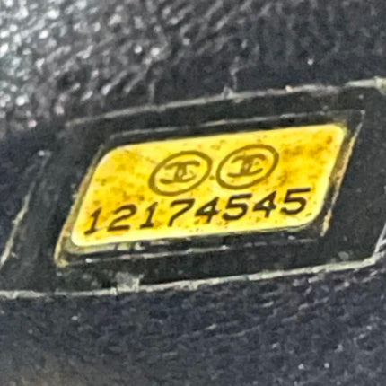 Chanel Classic Flap Medium Black Caviar Leather with 24k Gold Hardware, 2008-2009