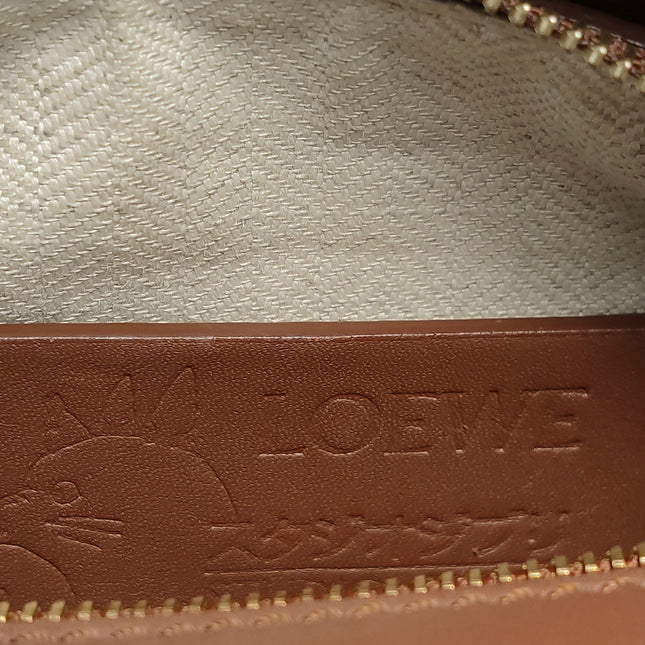 Loewe x Howl's Moving Castle Studio Ghibli Collection Puzzle Calcifer Mini Tan Brown