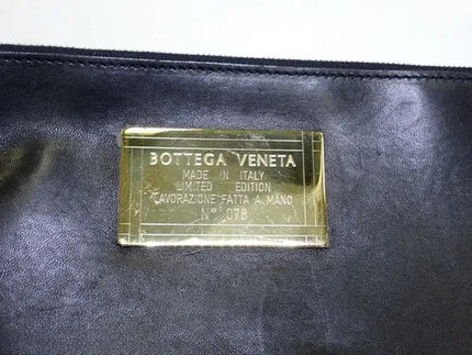 Bottega Veneta Cabat Large Intreccio Leather Tote Bag Black 40cm
