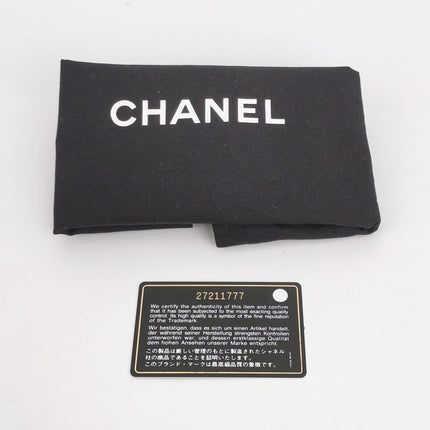 Chanel Filigree Medium Vanity Case White and Black Happy Stitch Top Handle with Chain