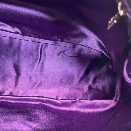 Fendi Mamma Baguette Chocolate Brown Lambskin Leather Silver Hardware