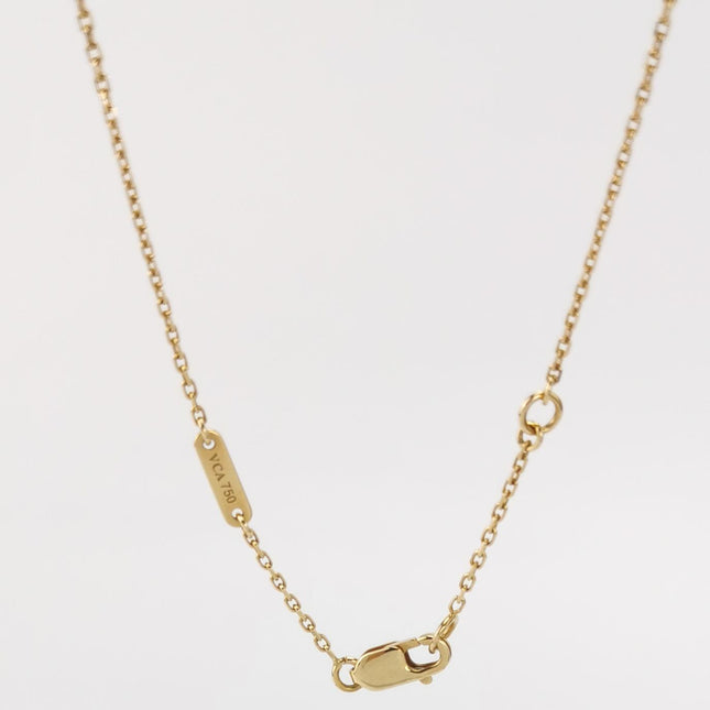 Van Cleef & Arpels Necklace Sweet Alhambra pendant 18k Yellow Gold Mother of Pearl