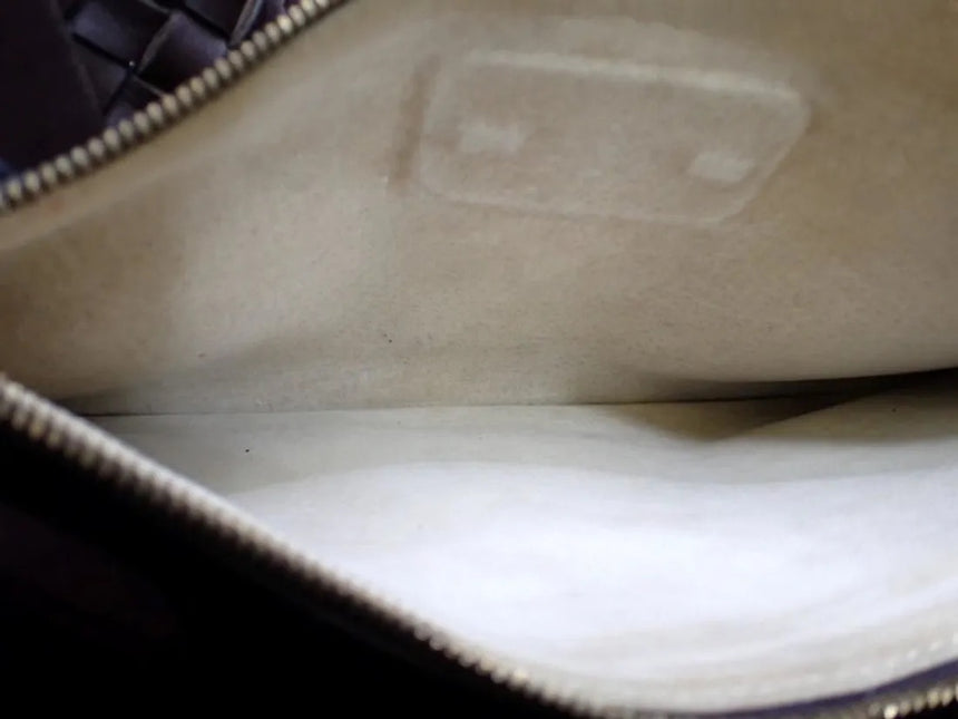 Bottega Veneta Cabat Small Dark Chocolate Brown Intreccio Leather Tote Bag