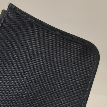 Hermes Herbag 31 Black Canvas Gold Hardware Crossbody Bag