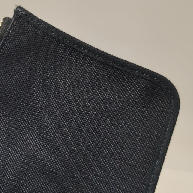 Hermes Herbag 31 Black Canvas Gold Hardware Crossbody Bag