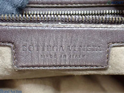 Bottega Veneta Belly Hobo Intreccio Leather Dark Chocolate Brown Large 50cm