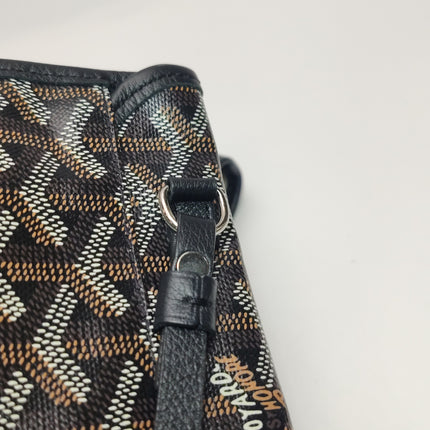 Goyard Saint Louis GM Tote Large Black Goyardine Canvas 2019